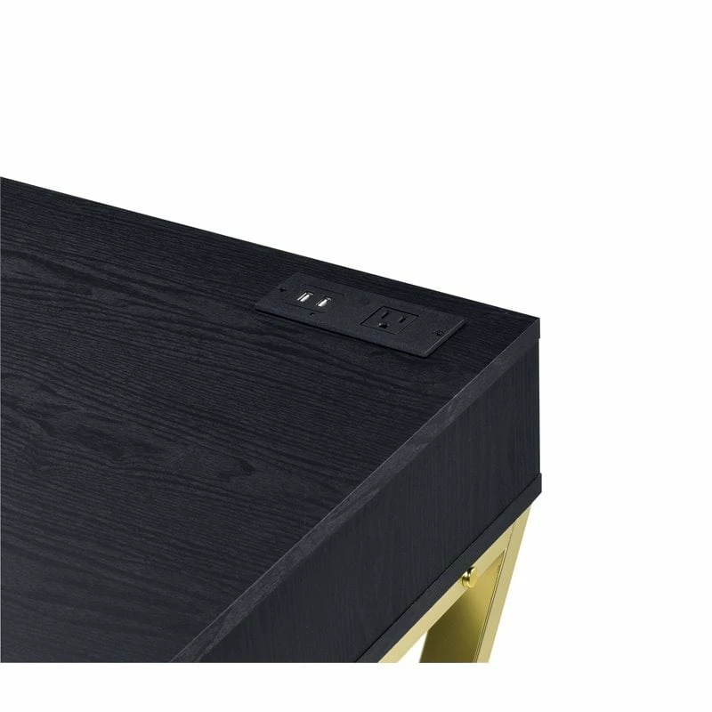 Best Pirce โ๏ธ Bowery Hill Contemporary Vanity Desk In Black & Brass Finish ๐ 4 Best Pirce โ๏ธ Bowery Hill Contemporary Vanity Desk In Black & Brass Finish ๐ - Image 2