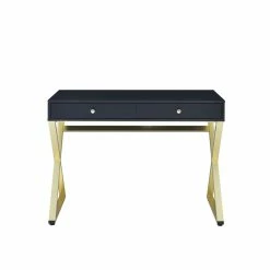 Best Pirce โ๏ธ Bowery Hill Contemporary Vanity Desk In Black & Brass Finish ๐ 20 Best Pirce โ๏ธ Bowery Hill Contemporary Vanity Desk In Black & Brass Finish ๐ -Living Room Sales Shop 2469716 2 L