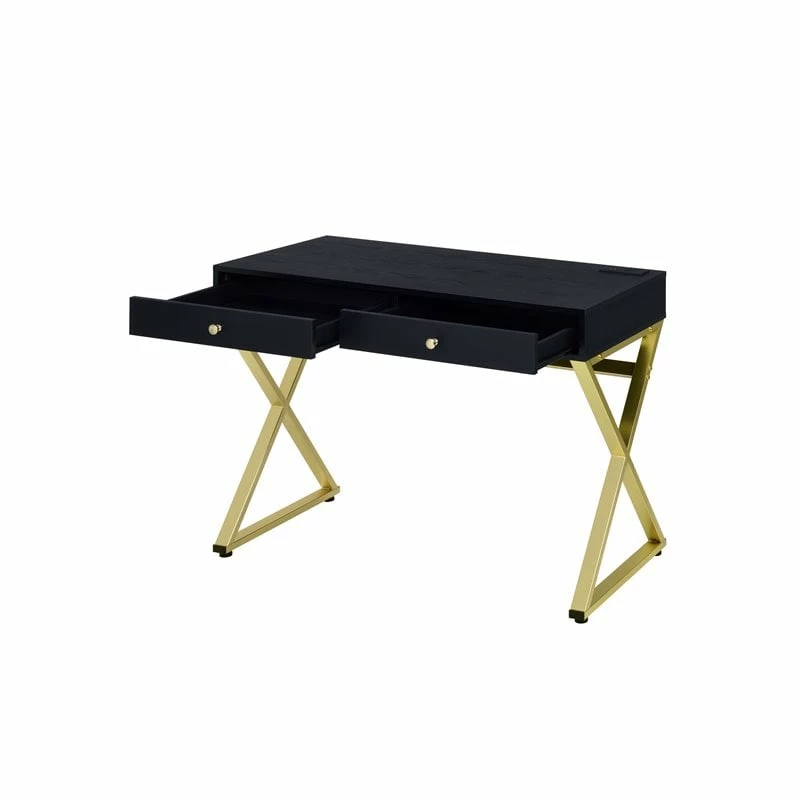 Best Pirce โ๏ธ Bowery Hill Contemporary Vanity Desk In Black & Brass Finish ๐ 11 Best Pirce โ๏ธ Bowery Hill Contemporary Vanity Desk In Black & Brass Finish ๐ - Image 9