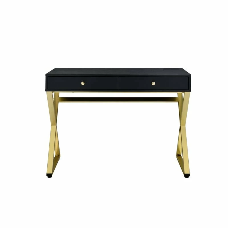 Best Pirce โ๏ธ Bowery Hill Contemporary Vanity Desk In Black & Brass Finish ๐ 14 Best Pirce โ๏ธ Bowery Hill Contemporary Vanity Desk In Black & Brass Finish ๐ - Image 12