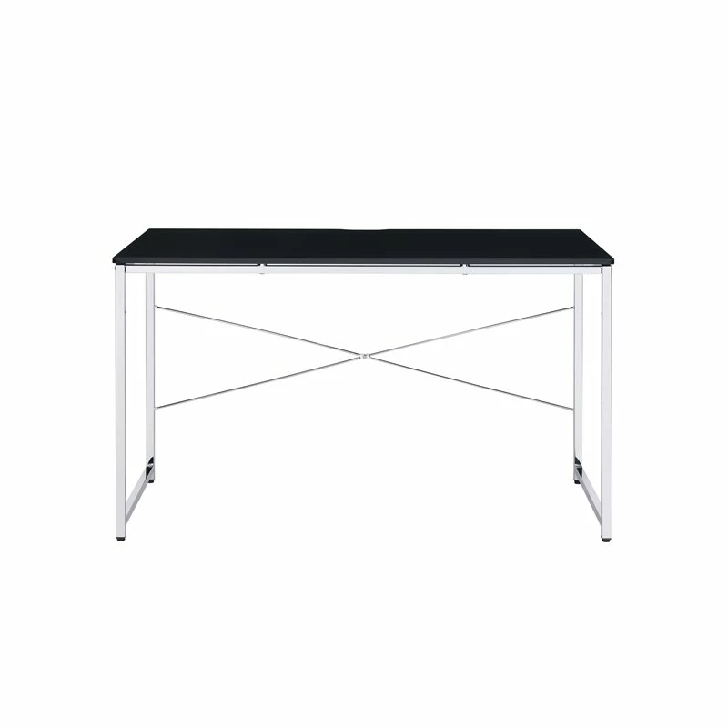 Cheapest ๐ Bowery Hill Contemporary Vanity Desk In Black & Chrome Finish โค๏ธ 4 Cheapest ๐ Bowery Hill Contemporary Vanity Desk In Black & Chrome Finish โค๏ธ - Image 2