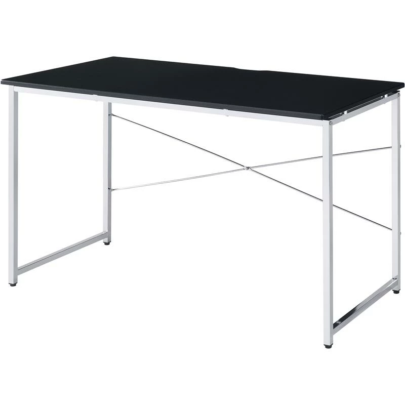 Cheapest ๐ Bowery Hill Contemporary Vanity Desk In Black & Chrome Finish โค๏ธ 3 Cheapest ๐ Bowery Hill Contemporary Vanity Desk In Black & Chrome Finish โค๏ธ