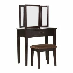 Flash Sale π Cooper Isabellina Transitional Wood 3-Piece Vanity Set In Espresso β¨