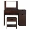 Cheap ✨ Bowery Hill Contemporary Wood 2-Piece Vanity Set In Walnut 🔔 2 Cheap ✨ Bowery Hill Contemporary Wood 2-Piece Vanity Set In Walnut 🔔 -Living Room Sales Shop 2484617 6 L