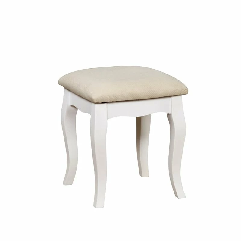 Discount π Bowery Hill Transitional Wood 3-Piece Vanity Set In White π― 6 Discount π Bowery Hill Transitional Wood 3-Piece Vanity Set In White π― - Image 4