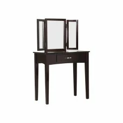Buy π₯° Bowery Hill Transitional Wood 3-Piece Vanity Set In Espresso βοΈ 11 Buy π₯° Bowery Hill Transitional Wood 3-Piece Vanity Set In Espresso βοΈ -Living Room Sales Shop 2484777 3 L