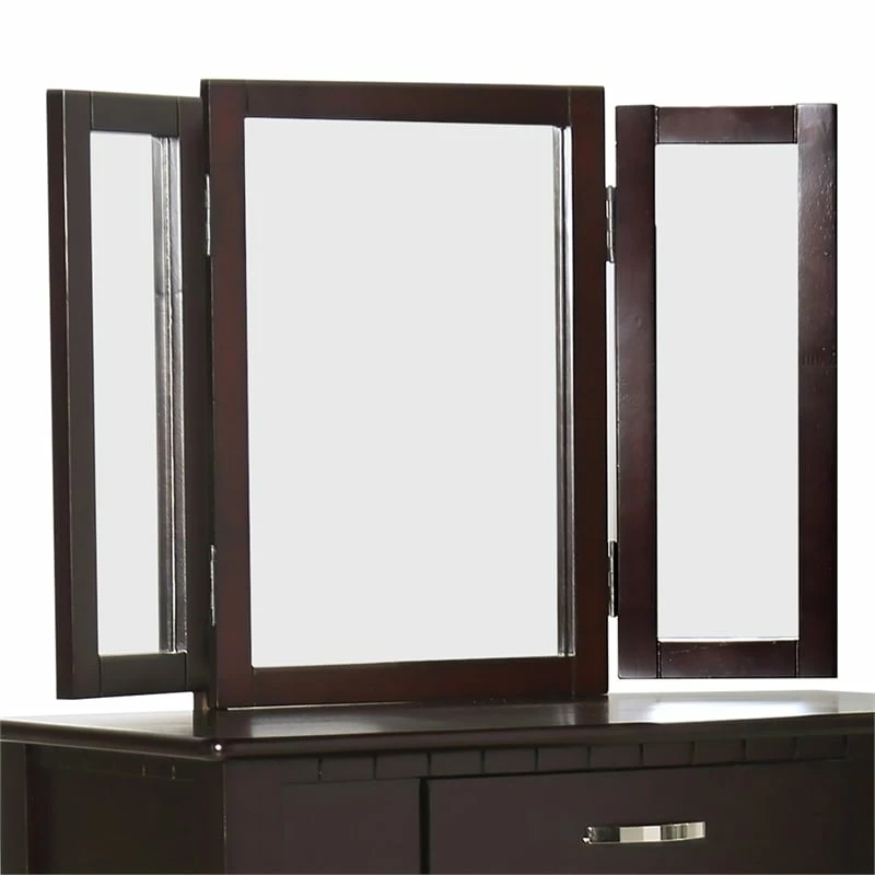 Buy π₯° Bowery Hill Transitional Wood 3-Piece Vanity Set In Espresso βοΈ 8 Buy π₯° Bowery Hill Transitional Wood 3-Piece Vanity Set In Espresso βοΈ - Image 6