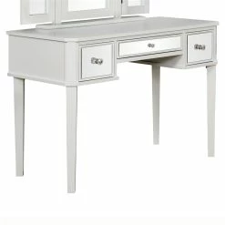 Outlet π₯° Bowery Hill Contemporary Wood 3-Piece Vanity Set In White π 15 Outlet π₯° Bowery Hill Contemporary Wood 3-Piece Vanity Set In White π -Living Room Sales Shop 2484816 7 L