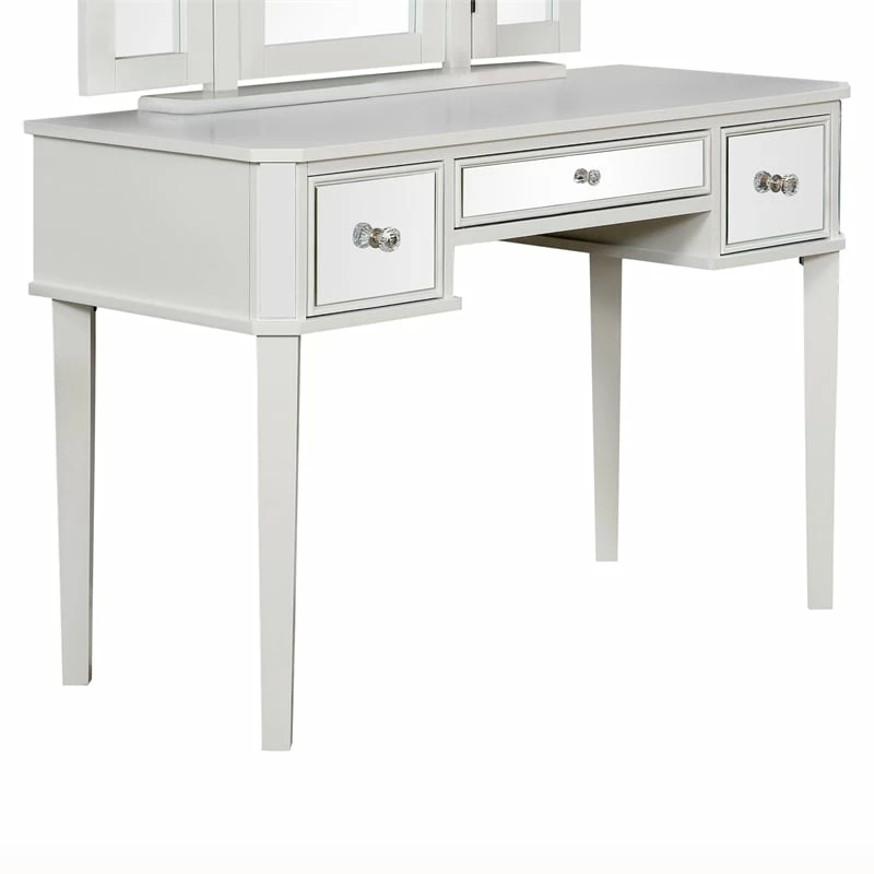 Outlet π₯° Bowery Hill Contemporary Wood 3-Piece Vanity Set In White π 9 Outlet π₯° Bowery Hill Contemporary Wood 3-Piece Vanity Set In White π - Image 7