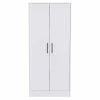 Brand new 😍 FM Furniture Rio 2-Door Wood Armoire With 1-Cabinet & One Hidden Drawer In White ⭐
