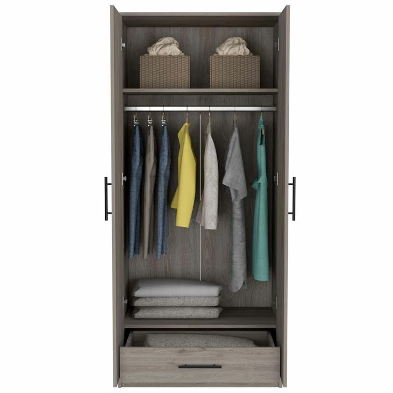 Best Sale โค๏ธ FM Furniture San Blas Wood Bedroom Armoire With Two Doors In Light Gray ๐ฏ 5 Best Sale โค๏ธ FM Furniture San Blas Wood Bedroom Armoire With Two Doors In Light Gray ๐ฏ - Image 3