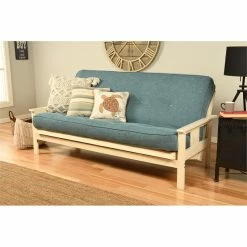 Hot Sale ๐ Pemberly Row Cotton And Foam Full Futon Mattress With Linen Blue Fabric Cover ๐ 5 Hot Sale ๐ Pemberly Row Cotton And Foam Full Futon Mattress With Linen Blue Fabric Cover ๐ -Living Room Sales Shop 2489088 L