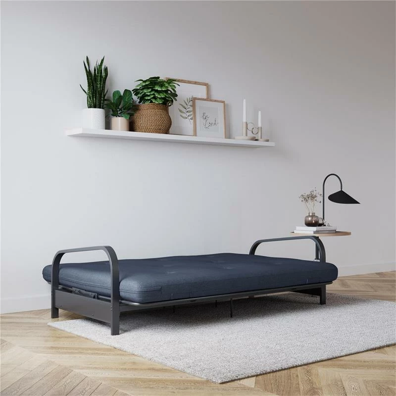 Coupon π DHP Zadie 6" Thermobonded High Density Futon Mattress Full Size In Navy Linen β 6 Coupon π DHP Zadie 6" Thermobonded High Density Futon Mattress Full Size In Navy Linen β - Image 4