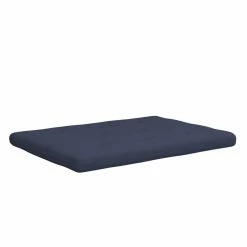 Coupon π DHP Zadie 6" Thermobonded High Density Futon Mattress Full Size In Navy Linen β