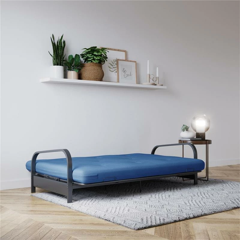 Discount ❤️ DHP Zadie 6" Thermobonded High Density Futon Mattress Full Size In Blue Linen ✨ 5 Discount ❤️ DHP Zadie 6" Thermobonded High Density Futon Mattress Full Size In Blue Linen ✨ - Image 3