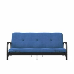 Discount ❤️ DHP Zadie 6" Thermobonded High Density Futon Mattress Full Size In Blue Linen ✨ 22 Discount ❤️ DHP Zadie 6" Thermobonded High Density Futon Mattress Full Size In Blue Linen ✨ -Living Room Sales Shop 2490925 9 L