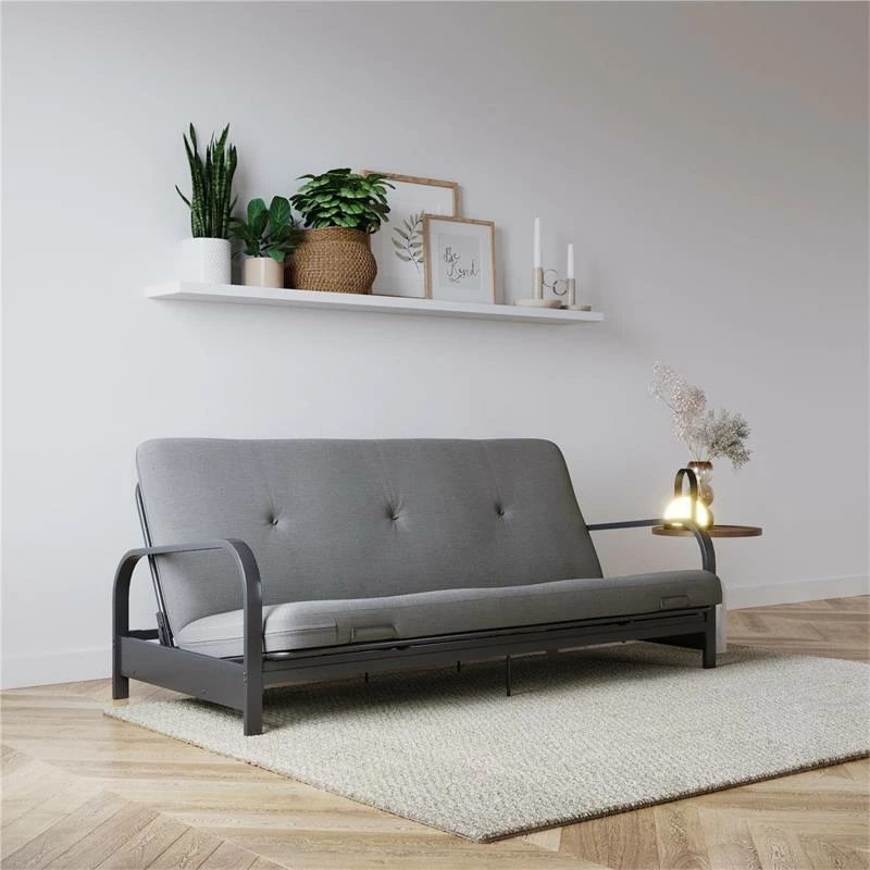 Flash Sale βοΈ DHP Zadie 6" Thermobonded High Density Futon Mattress Full Size In Gray Linen π 4 Flash Sale βοΈ DHP Zadie 6" Thermobonded High Density Futon Mattress Full Size In Gray Linen π - Image 2