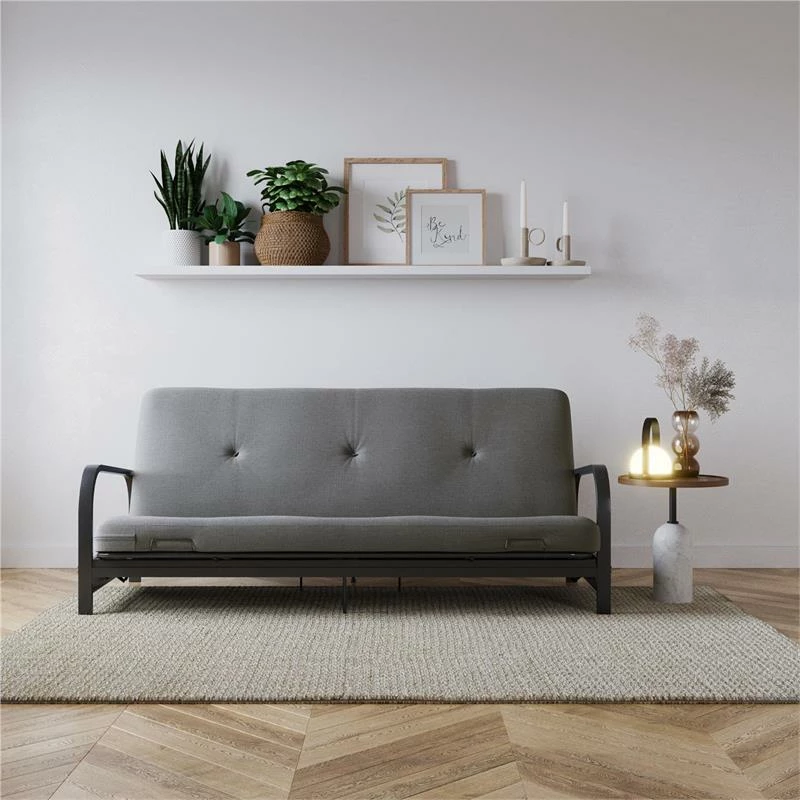 Flash Sale βοΈ DHP Zadie 6" Thermobonded High Density Futon Mattress Full Size In Gray Linen π 8 Flash Sale βοΈ DHP Zadie 6" Thermobonded High Density Futon Mattress Full Size In Gray Linen π - Image 6