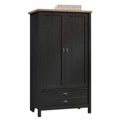 Coupon ✨ Sauder Cottage Road Engineered Wood Adjustable Shelf & Drawer Armoire Raven Oak 🤩 27 Coupon ✨ Sauder Cottage Road Engineered Wood Adjustable Shelf & Drawer Armoire Raven Oak 🤩 -Living Room Sales Shop 2494278 3 L