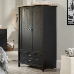 Coupon ✨ Sauder Cottage Road Engineered Wood Adjustable Shelf & Drawer Armoire Raven Oak 🤩 29 Coupon ✨ Sauder Cottage Road Engineered Wood Adjustable Shelf & Drawer Armoire Raven Oak 🤩 -Living Room Sales Shop 2494278 5 L