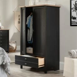 Coupon ✨ Sauder Cottage Road Engineered Wood Adjustable Shelf & Drawer Armoire Raven Oak 🤩 30 Coupon ✨ Sauder Cottage Road Engineered Wood Adjustable Shelf & Drawer Armoire Raven Oak 🤩 -Living Room Sales Shop 2494278 6 L
