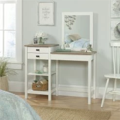 Buy π Pemberly Row Wooden Bedroom Vanity In Soft White And Lintel Oak π 18 Buy π Pemberly Row Wooden Bedroom Vanity In Soft White And Lintel Oak π -Living Room Sales Shop 2499383 10 L