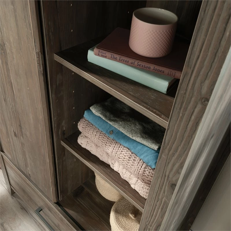 Best Pirce โญ Pemberly Row Engineered Wood Armoire With Sliding Door In Pebble Pine ๐ 8 Best Pirce โญ Pemberly Row Engineered Wood Armoire With Sliding Door In Pebble Pine ๐ - Image 6