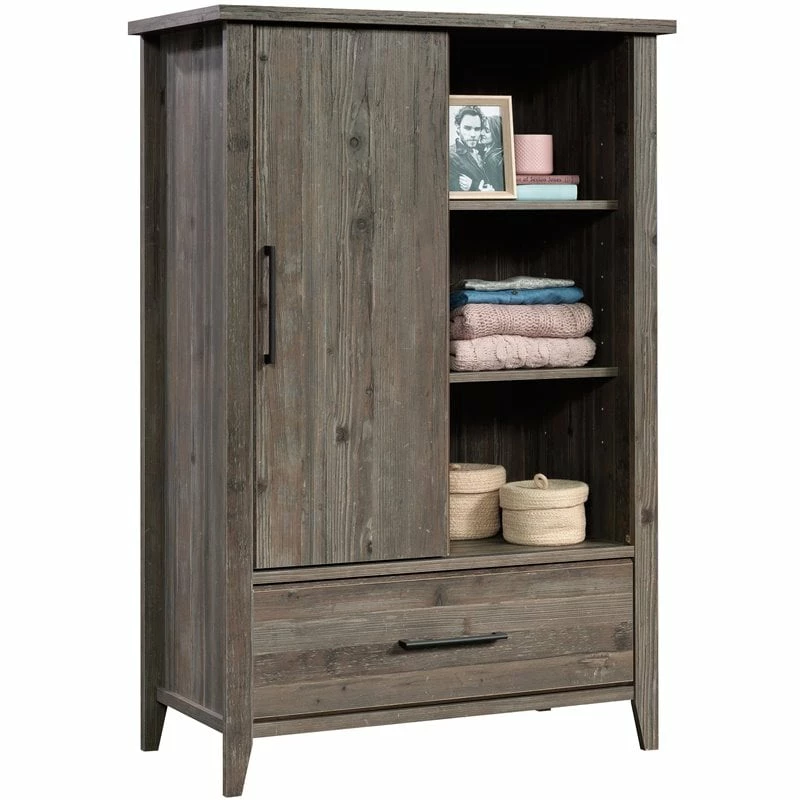 Best Pirce โญ Pemberly Row Engineered Wood Armoire With Sliding Door In Pebble Pine ๐ 18 Best Pirce โญ Pemberly Row Engineered Wood Armoire With Sliding Door In Pebble Pine ๐ - Image 16