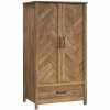 Wholesale 😍 Pemberly Row Engineered Wood Bedroom Armoire In Sindoori Mango 🔔 -Living Room Sales Shop 2499501 L