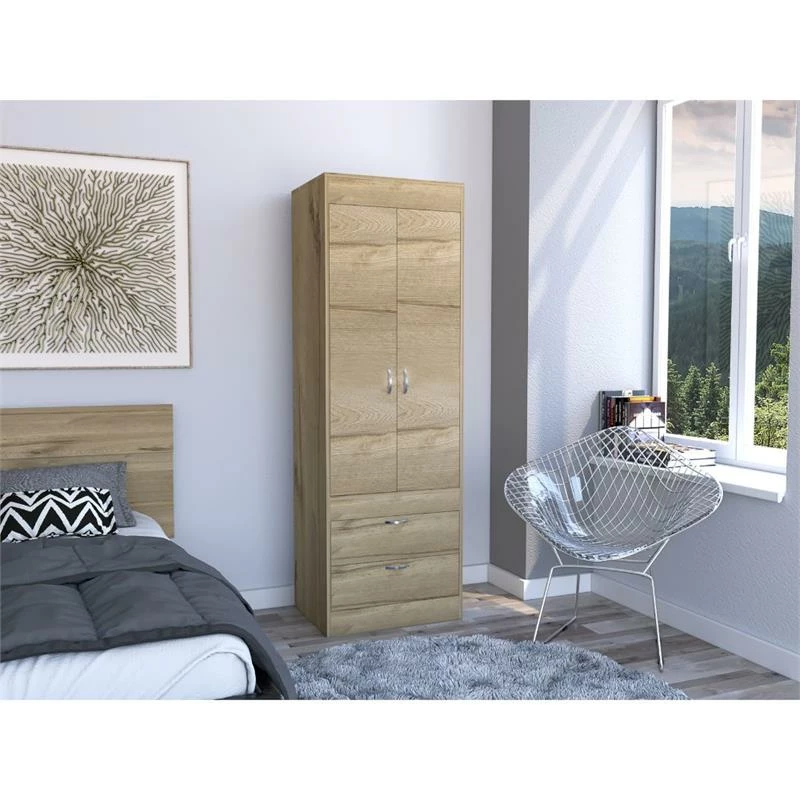Top 10 โค๏ธ Tuhome Furniture TUHOME Lisboa Armoire-Lightoak/Black Engineered Wood ๐ 4 Top 10 โค๏ธ Tuhome Furniture TUHOME Lisboa Armoire-Lightoak/Black Engineered Wood ๐ - Image 2