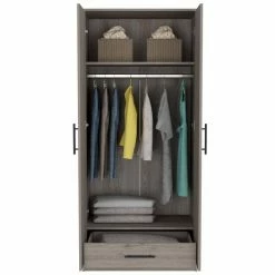 Best reviews of π Atlin Designs Wood Bedroom Armoire With Two Doors In Light Gray β 10 Best reviews of π Atlin Designs Wood Bedroom Armoire With Two Doors In Light Gray β -Living Room Sales Shop 2503781 2 L