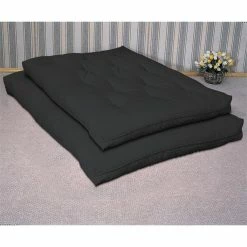 Outlet ๐ Coaster Deluxe Fiber Foam Futon Mattress In Black ๐ 5 Outlet ๐ Coaster Deluxe Fiber Foam Futon Mattress In Black ๐ -Living Room Sales Shop 250614 1 L