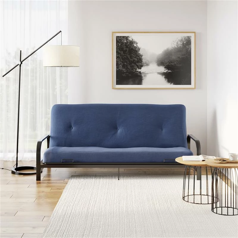 Budget ๐ DHP Carson 6 Inch Thermobonded High Density Futon Mattress Full Size In Blue ๐ 6 Budget ๐ DHP Carson 6 Inch Thermobonded High Density Futon Mattress Full Size In Blue ๐ - Image 4