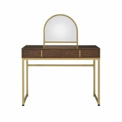 Deals π ACME Furniture ACME Coleen Vanity Desk In Walnut & Gold Finish βοΈ 17 Deals π ACME Furniture ACME Coleen Vanity Desk In Walnut & Gold Finish βοΈ -Living Room Sales Shop 2512773 2 L