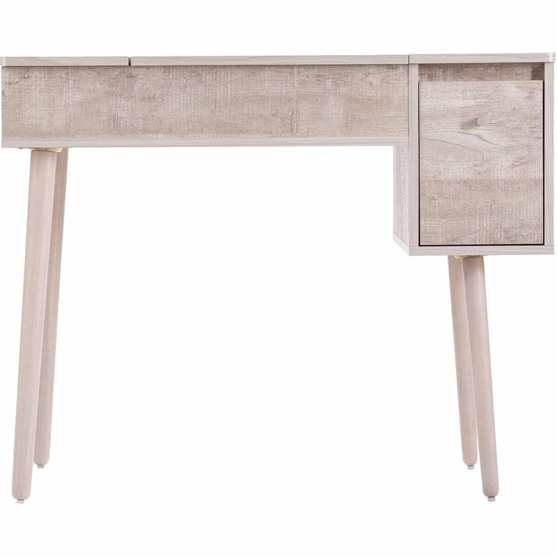Discount π― Atlin Designs Wooden Bedroom Vanity Washed With Hidden Mirror In Gray π 6 Discount π― Atlin Designs Wooden Bedroom Vanity Washed With Hidden Mirror In Gray π - Image 4