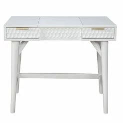 Buy ๐ Atlin Designs Contemporary White Pearl Wood Bedroom Vanity In White ๐ฏ 16 Buy ๐ Atlin Designs Contemporary White Pearl Wood Bedroom Vanity In White ๐ฏ -Living Room Sales Shop 2517646 4 L