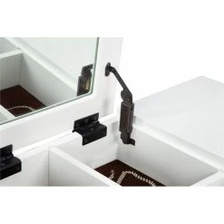 Buy ๐ Atlin Designs Contemporary White Pearl Wood Bedroom Vanity In White ๐ฏ 19 Buy ๐ Atlin Designs Contemporary White Pearl Wood Bedroom Vanity In White ๐ฏ -Living Room Sales Shop 2517646 7 L