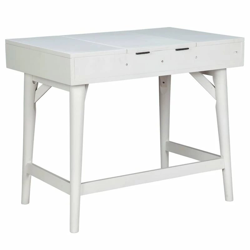 Buy ๐ Atlin Designs Contemporary White Pearl Wood Bedroom Vanity In White ๐ฏ 12 Buy ๐ Atlin Designs Contemporary White Pearl Wood Bedroom Vanity In White ๐ฏ - Image 10