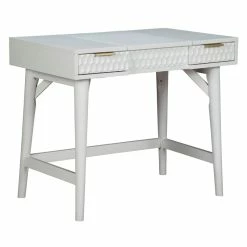 Buy ๐ Atlin Designs Contemporary White Pearl Wood Bedroom Vanity In White ๐ฏ