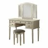 Brand new ๐ฅ Atlin Designs 43" Modern Wood Vanity Set Featuring Stool And Mirror In Silver ๐ 1 Brand new ๐ฅ Atlin Designs 43" Modern Wood Vanity Set Featuring Stool And Mirror In Silver ๐ -Living Room Sales Shop 2517648 L