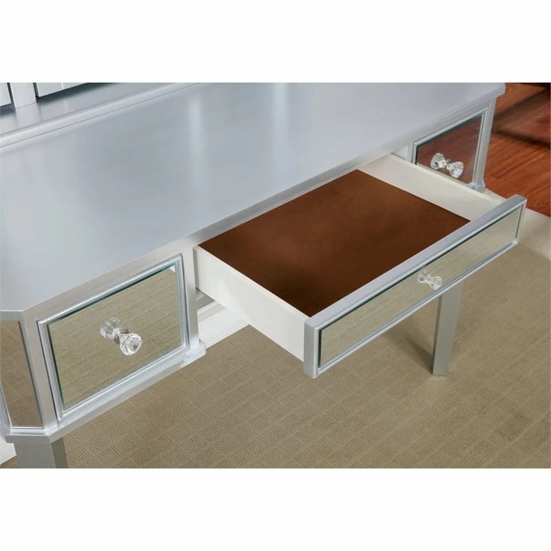 Coupon ๐ Atlin Designs Contemporary Wood 3-Piece Vanity Set In Silver ๐ 5 Coupon ๐ Atlin Designs Contemporary Wood 3-Piece Vanity Set In Silver ๐ - Image 3