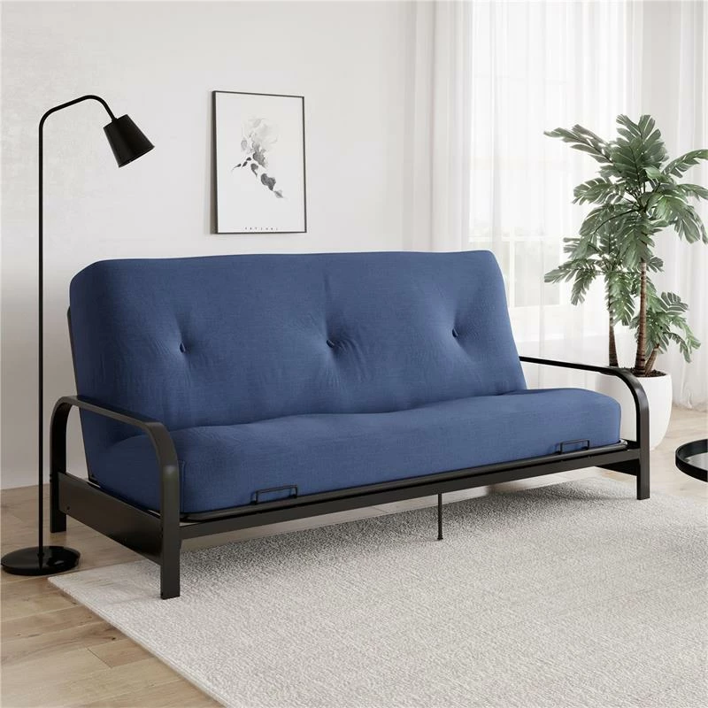 Buy π₯ DHP Caden 8 Inch Thermobonded High Density Futon Mattress Full Size In Blue π 5 Buy π₯ DHP Caden 8 Inch Thermobonded High Density Futon Mattress Full Size In Blue π - Image 3