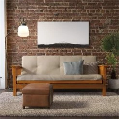 Wholesale 🎁 DHP Kali 6 Inch Thermobonded High Density Futon Mattress Full In Tan Microfiber ✔️ -Living Room Sales Shop 2522154 3 L