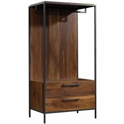 Coupon π₯° Sauder Nova Loft Engineered Wood Bedroom Armoire In Grand Walnut π€©
