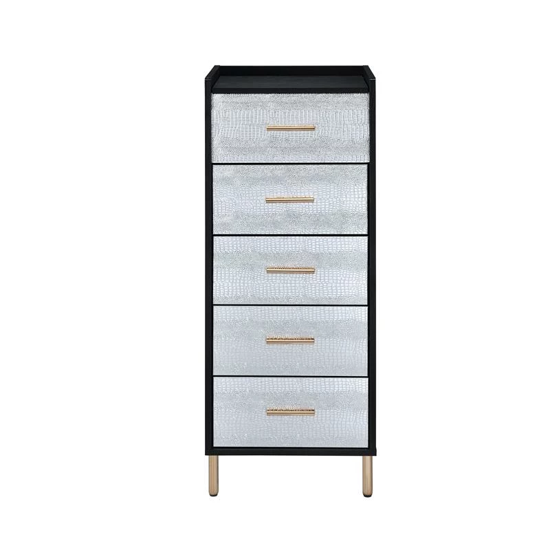 Buy ๐ ACME Furniture ACME Myles Jewelry Armoire In Black & Gold Finish ๐คฉ 4 Buy ๐ ACME Furniture ACME Myles Jewelry Armoire In Black & Gold Finish ๐คฉ - Image 2