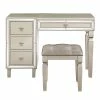 Best deal โ๏ธ Poundex Wooden Makeup Vanity Set With Lift-up Mirror And Stool - Silver ๐ 2 Best deal โ๏ธ Poundex Wooden Makeup Vanity Set With Lift-up Mirror And Stool - Silver ๐ -Living Room Sales Shop 2524514 3 L