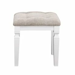 Wholesale 𧨠Poundex Wooden Makeup Vanity Set With Lift-up Mirror And Stool - White π 8 Wholesale 𧨠Poundex Wooden Makeup Vanity Set With Lift-up Mirror And Stool - White π -Living Room Sales Shop 2524517 2 L