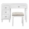 Wholesale ๐งจ Poundex Wooden Makeup Vanity Set With Lift-up Mirror And Stool - White ๐ 1 Wholesale ๐งจ Poundex Wooden Makeup Vanity Set With Lift-up Mirror And Stool - White ๐ -Living Room Sales Shop 2524517 L