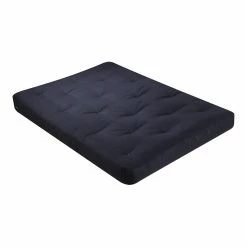 Discount 👍 Wolf Comfort Supreme 75x54" Cotton & Fabric Full Futon Mattress In Black Duck 😍
