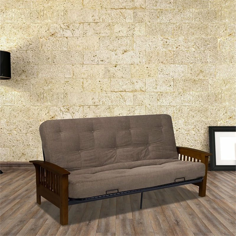 Deals π Wolf Memory Plus 75x54" Fabric & Cotton Full Futon Mattress In Antelope Brown π 4 Deals π Wolf Memory Plus 75x54" Fabric & Cotton Full Futon Mattress In Antelope Brown π - Image 2